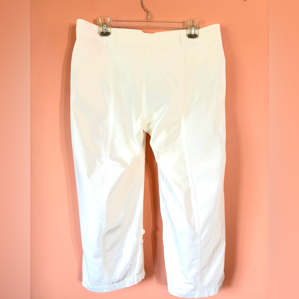 Cotton  White Capri  for Women - Picture 5 of 15